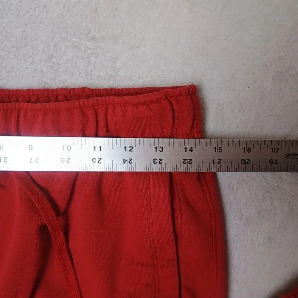 Nike Air Jordan Jogger Pants Mens S Red Tapered Slim Joggers Essentials DQ7332